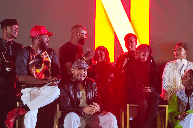 Ramsey Nouah with cast and crew at Tokunbo screening